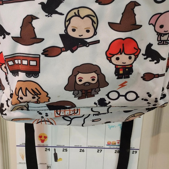 Harry Potter Laptop Backpack Chibi Characters Art Sublimated Bag - Picture 7 of 13